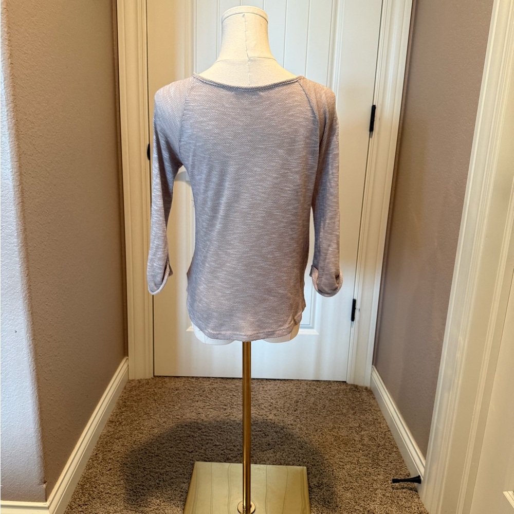 Evereve Tea n Rose Textured Knit Top in Tan - Picture 3 of 4